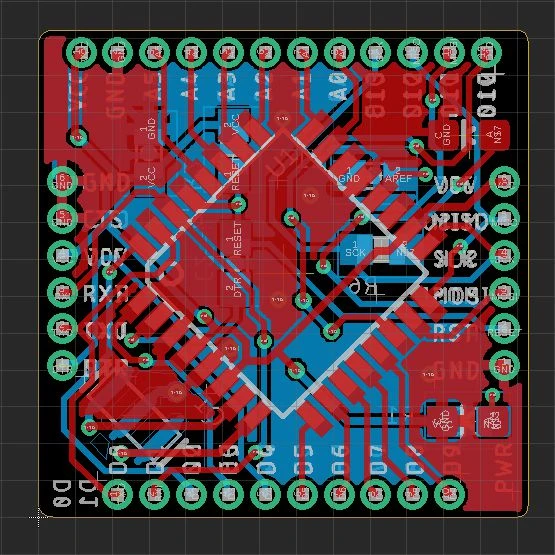 Mini arduino PCB