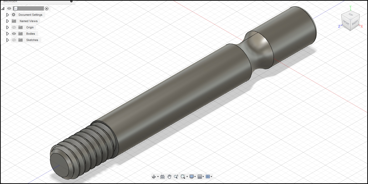 thread cover image by using Fusion 360